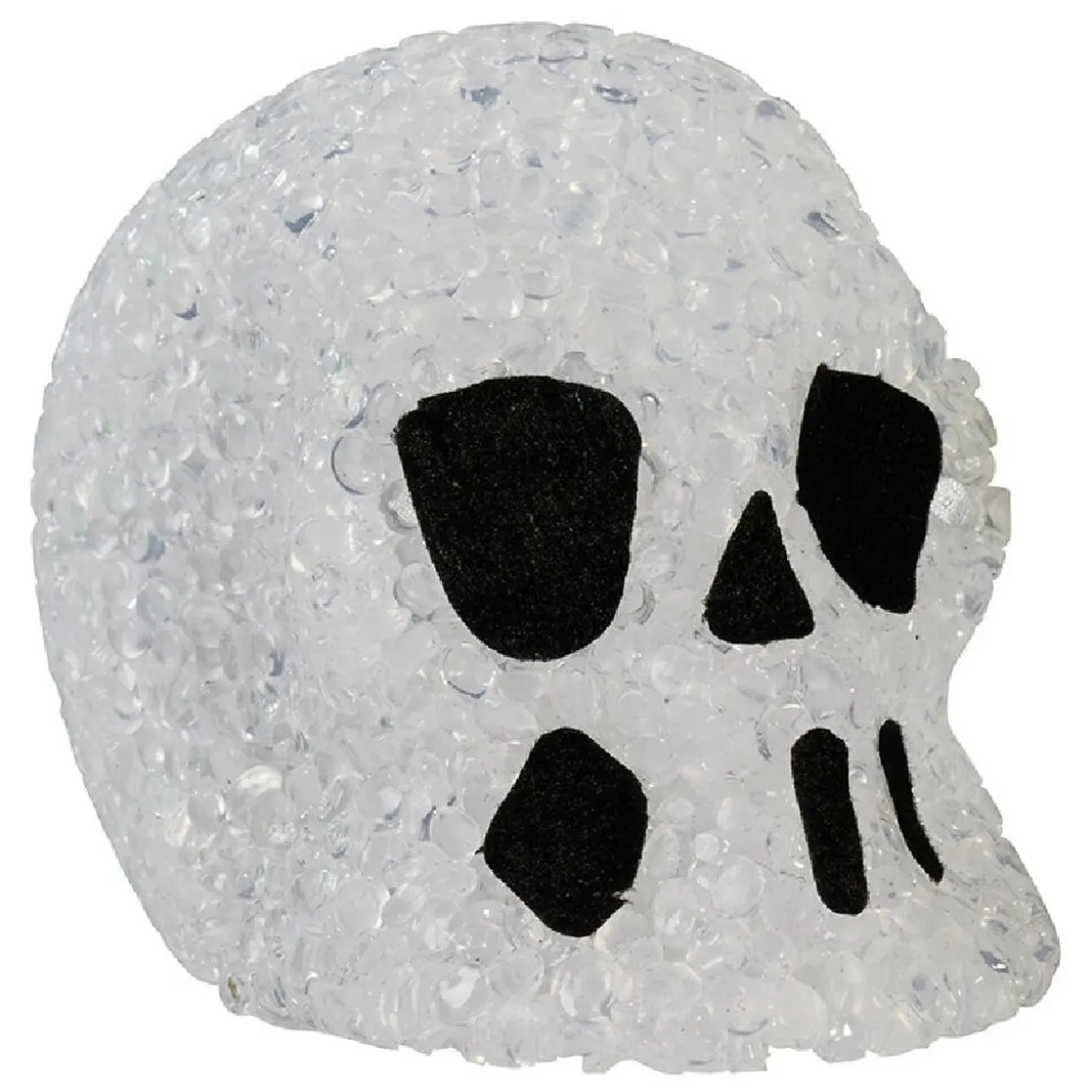 Crâne LED couleurs changeantes Halloween