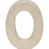 Décoration chiffre 0 papier maché à poser