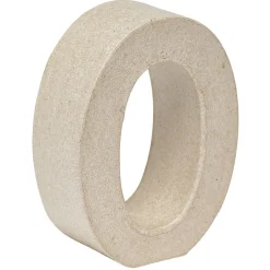 Décoration chiffre 0 papier maché à poser