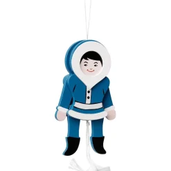 Décoration esquimau articulé à suspendre