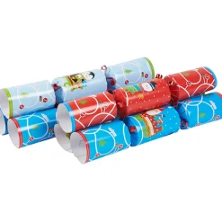 Diablotin enfant bleu rouge x6