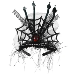 Diadème toile d'araignée et serpent