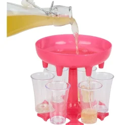 Distributeur à shooter avec 6 verres