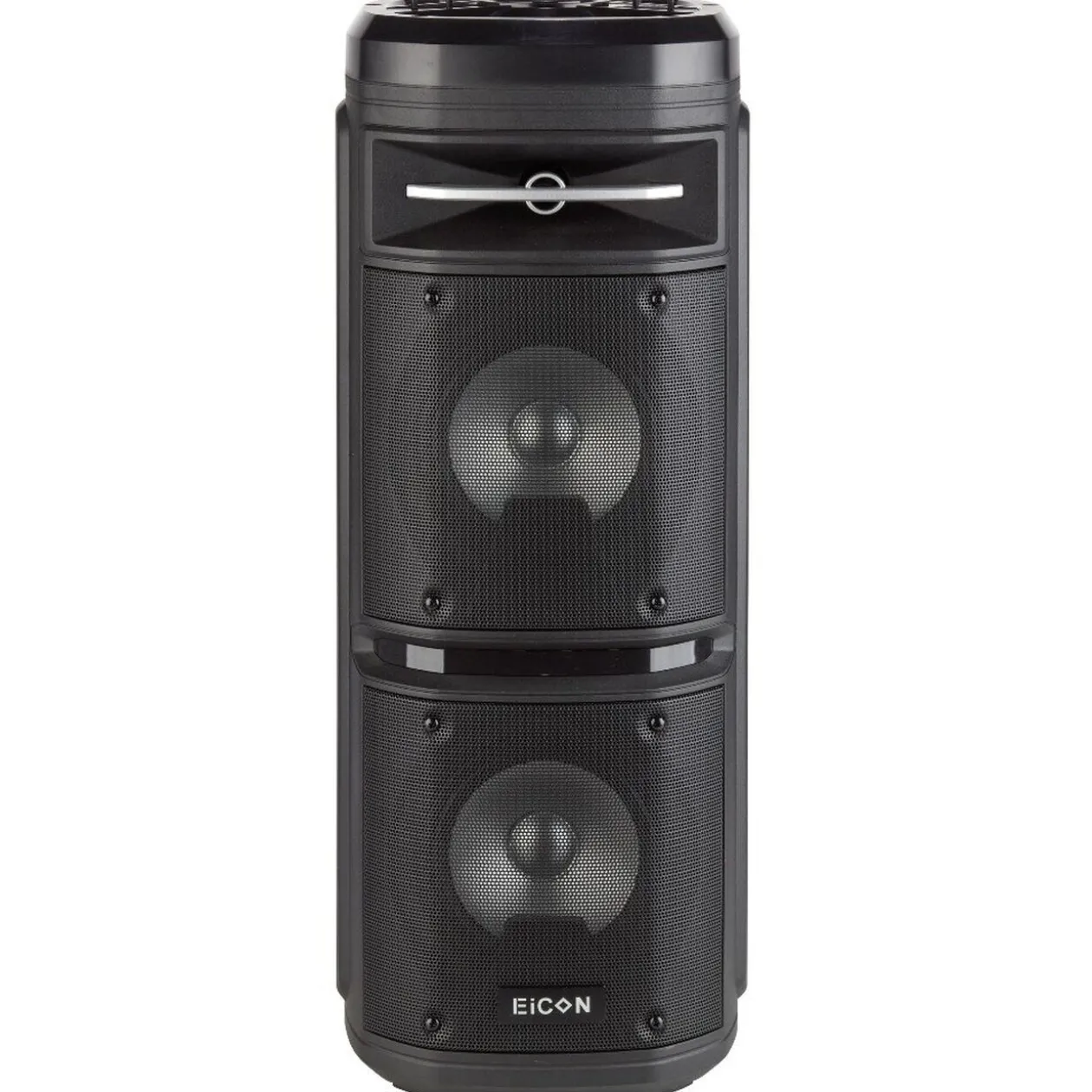 Double enceinte bluetooth à LED Party Speaker noire