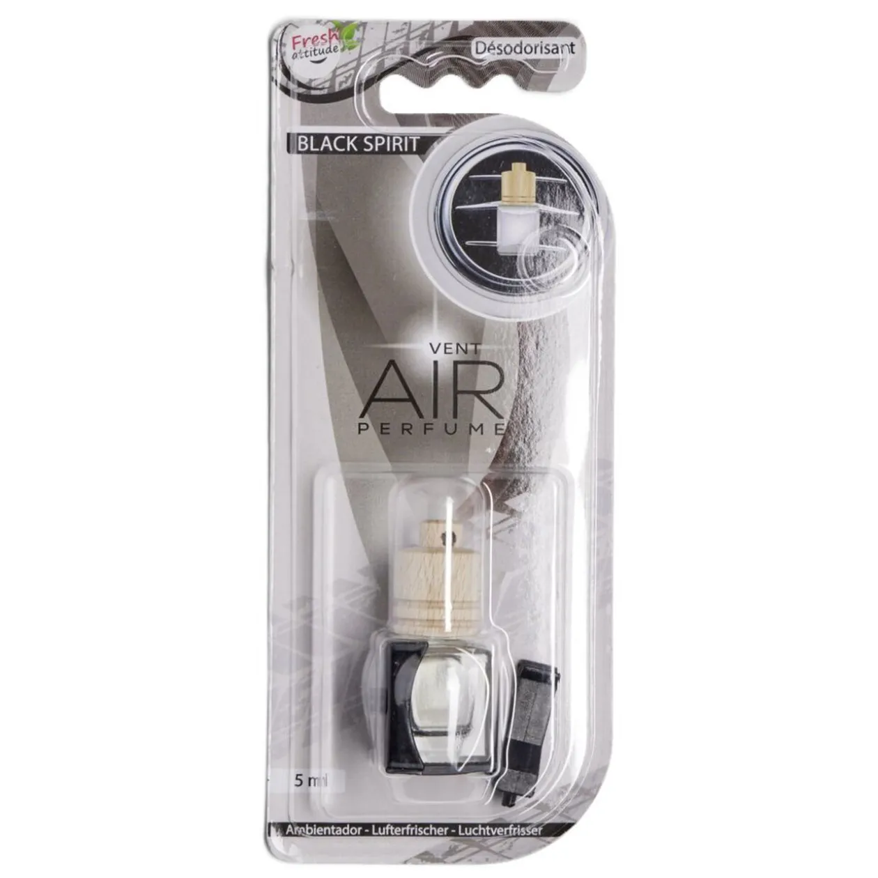 Désodorisant voiture Air Vent Black Spirit