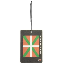 Désodorisant voiture carte magique I love Pays Basque senteur vanille