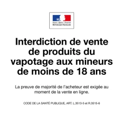 E liquide 100% naturel goût RY4 - 6mg/ml de nicotine