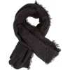 Echarpe noire acrylique