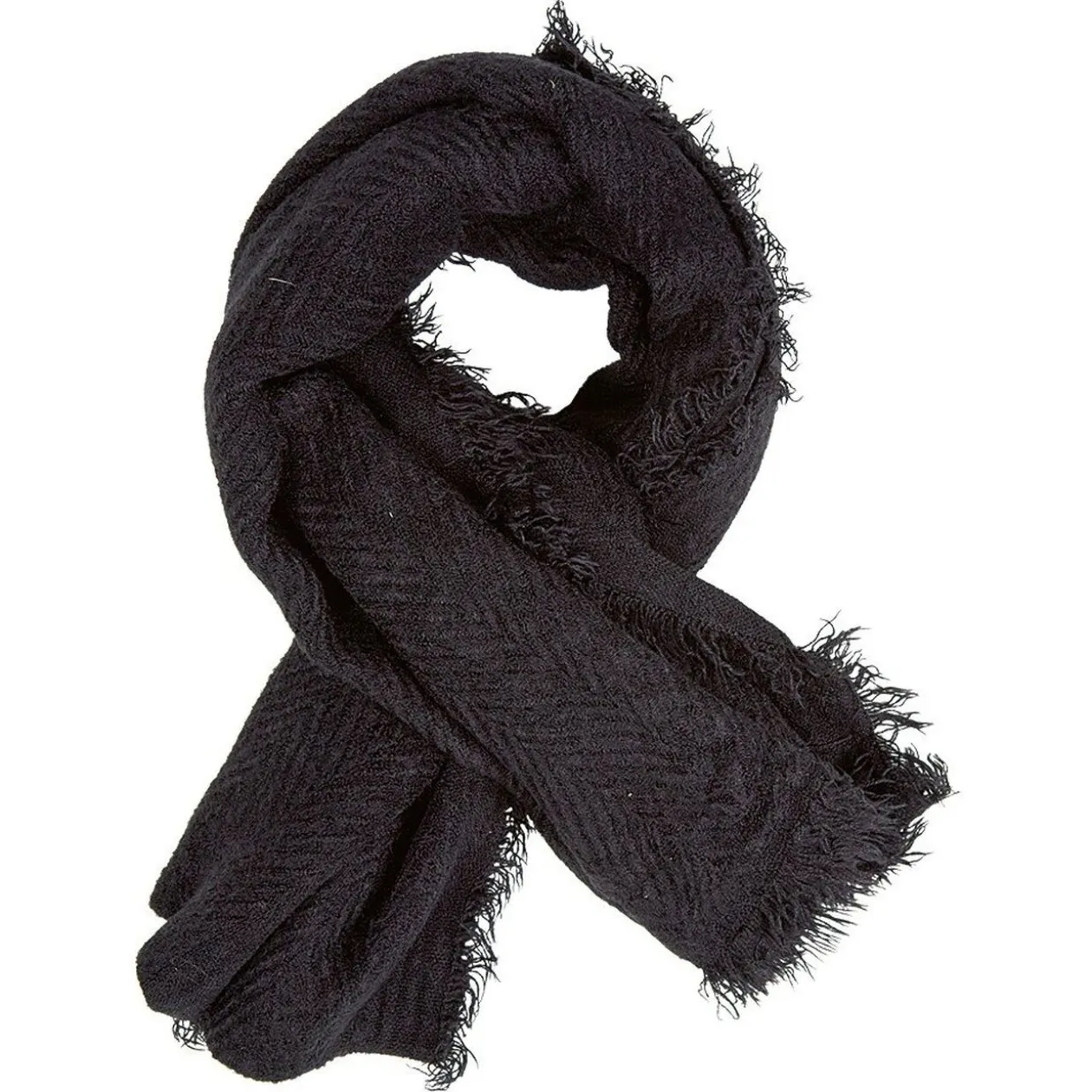 Echarpe noire acrylique