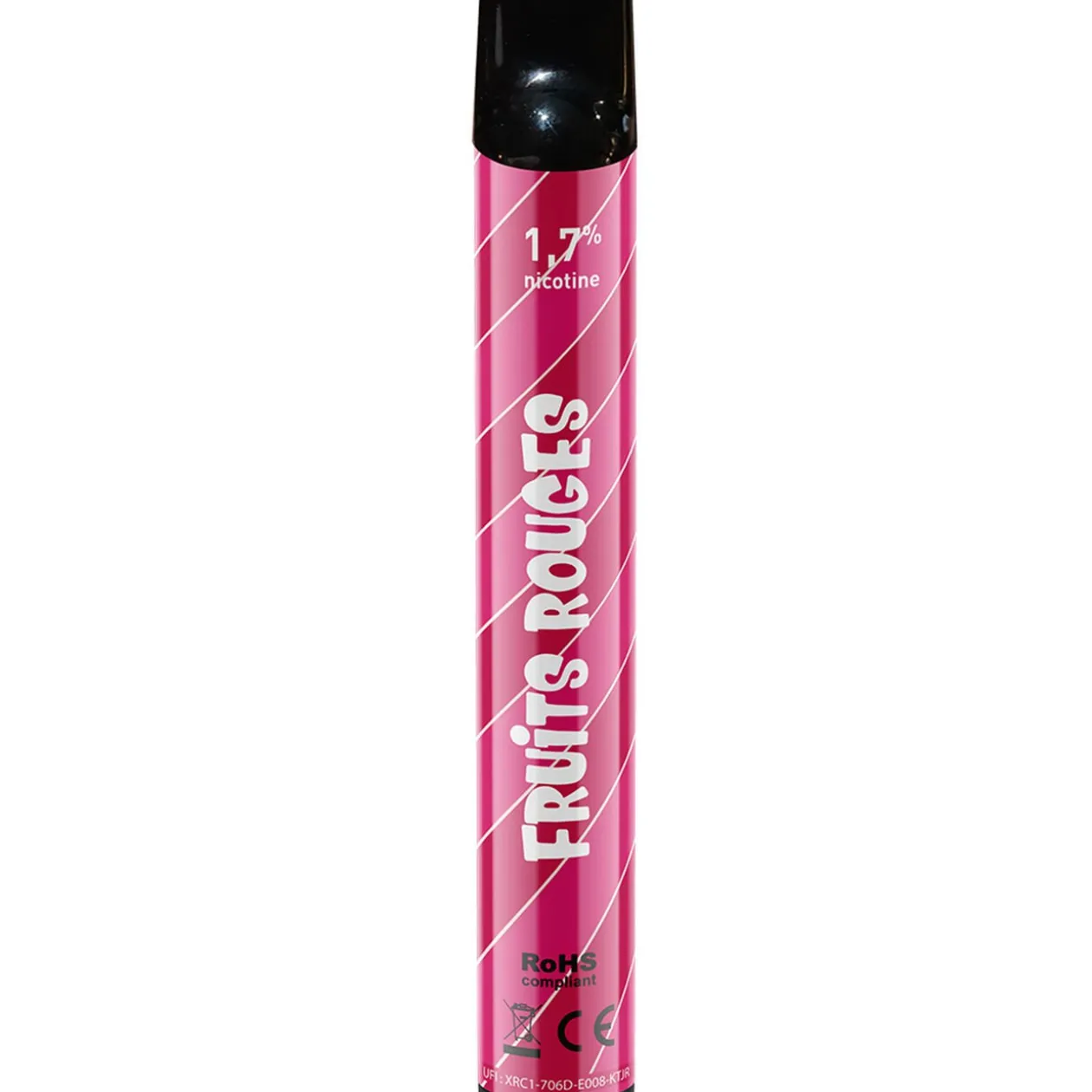 E-cigarette jetable fruit rouge 2 ml 1.7% nicotine