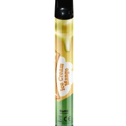 E-cigarette jetable ice cream mangue 2 ml 1.7% nicotine