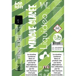 E-cigarette jetable mangue glacé 2 ml 0.9% nicotine