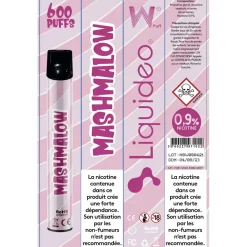 E-cigarette jetable mashmalow 2 ml 0.9% nicotine
