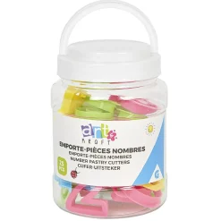 Emporte pièce pour pâte à modeler chiffre ou lettre