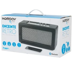 Enceinte bluetooth rétro Homday X-Pert