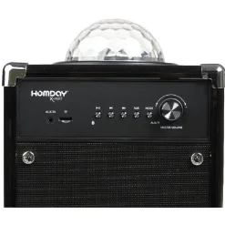 Enceinte disco bluetooth 2 en 1