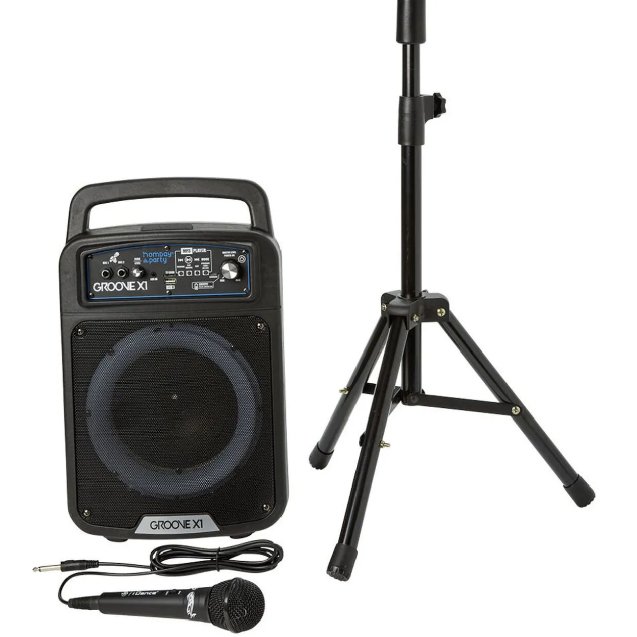 Enceinte Homday Groove X1 sur pied