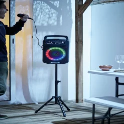 Enceinte Homday Groove X1 sur pied