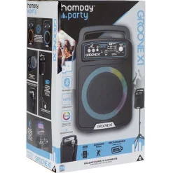 Enceinte Homday Groove X1 sur pied