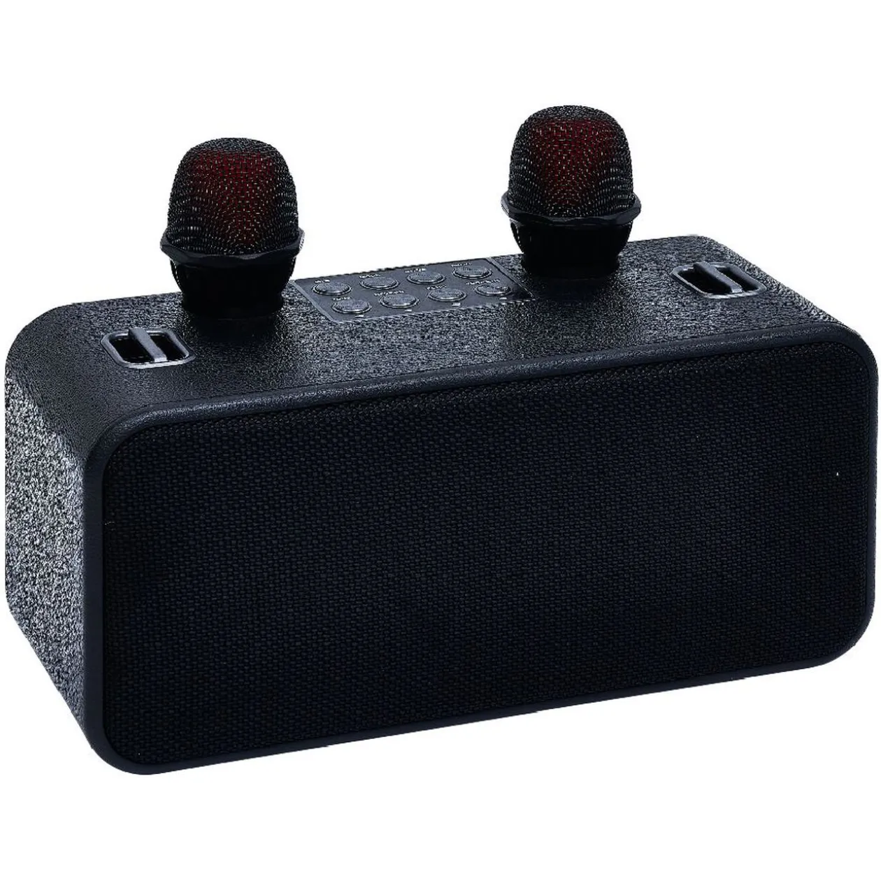 Enceinte karaoké 2 micros Homday Party - portée 10m autonomie 3h