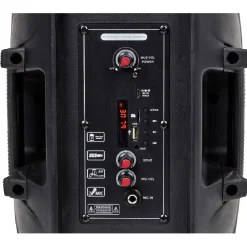 Enceinte nomade avec effet de lumière et micro