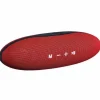 Enceinte portable Bluetooth ovale rouge 10W