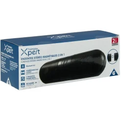 Enceinte stéréo Bluetooth fixation magnétique détachable 2 x 3W