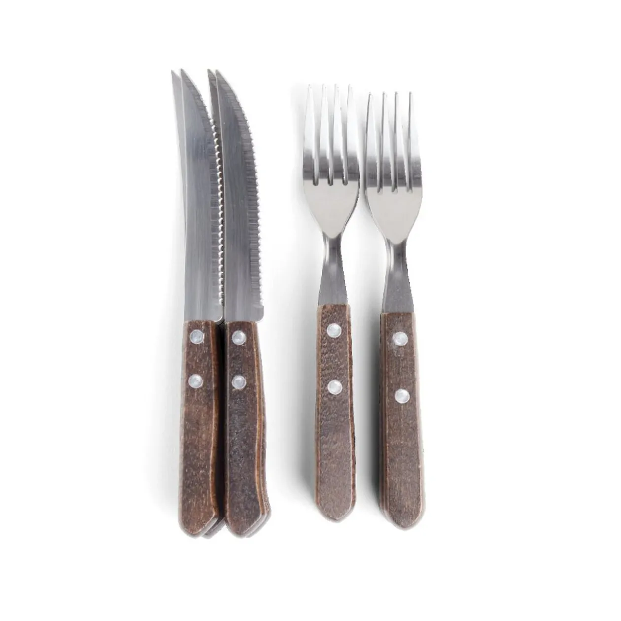 Ensemble 8 couverts fourchettes et couteaux