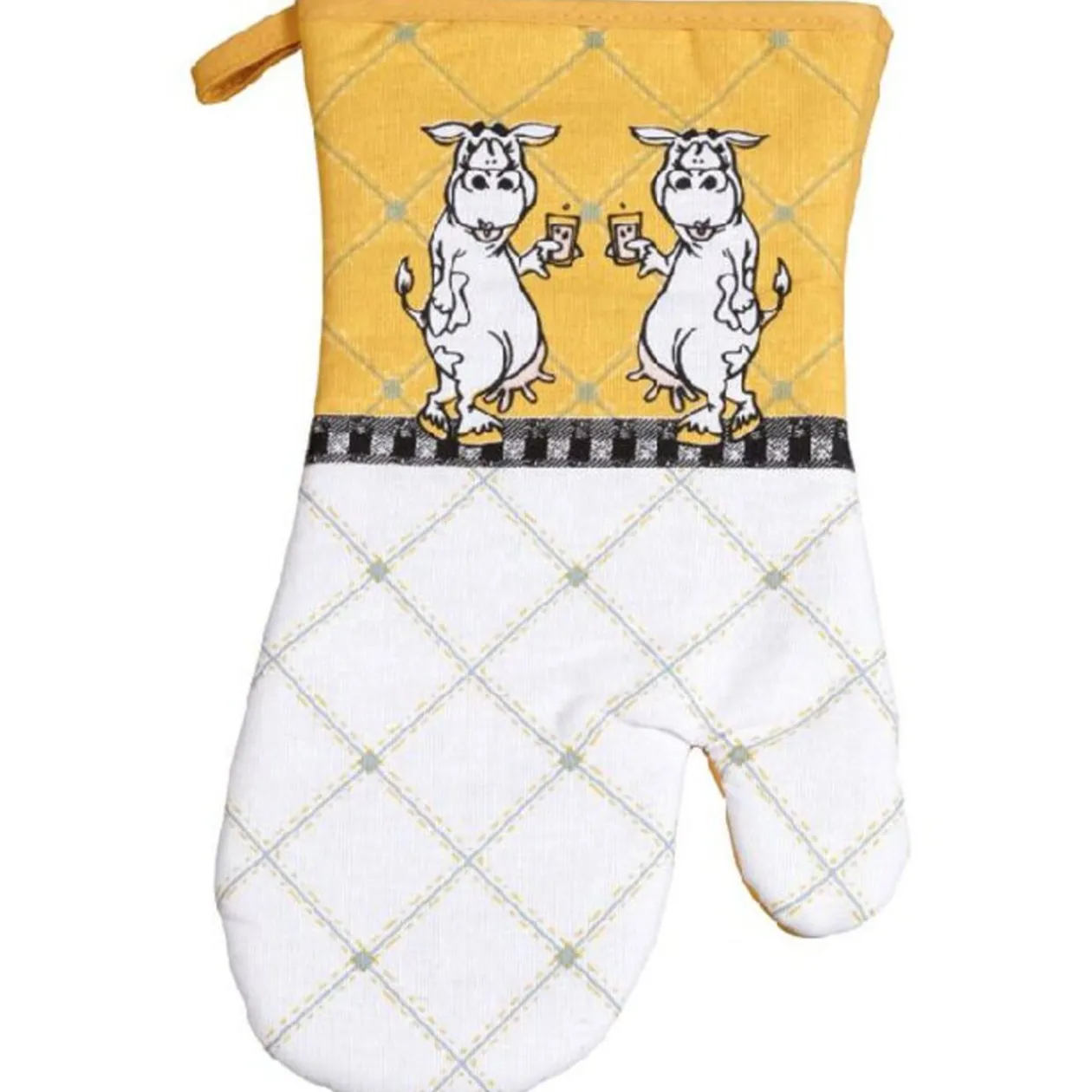 ENSEMBLE CUISINE TABLIER GANT ET MANIQUE