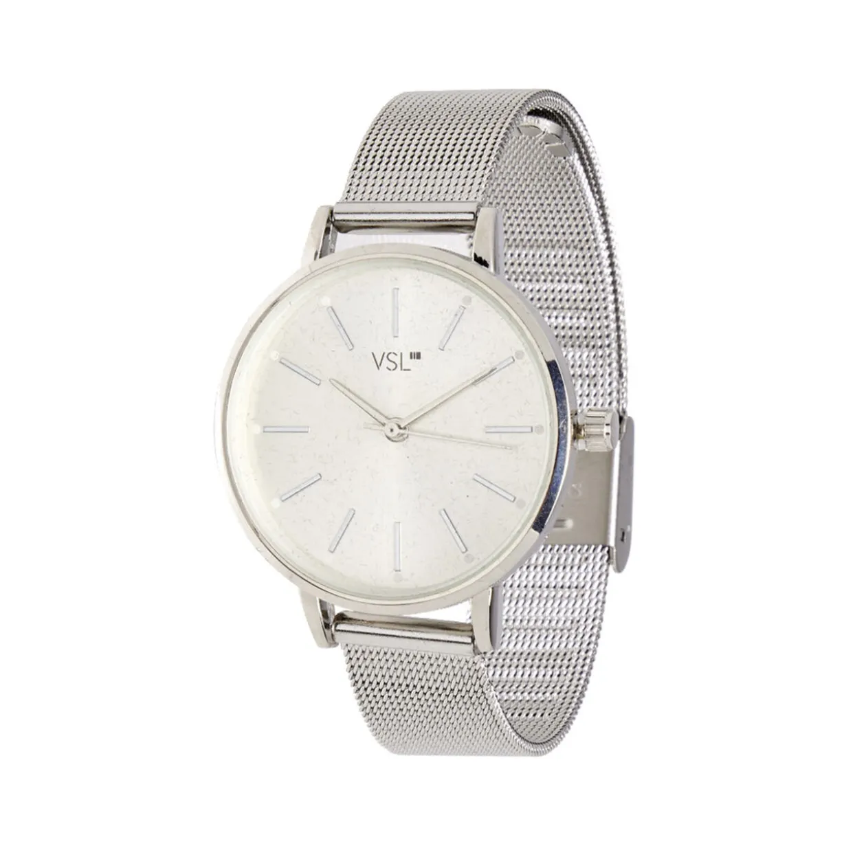 Ensemble montre et bracelet femme argenté