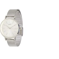 Ensemble montre et bracelet femme argenté