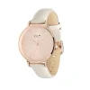 Ensemble montre et bracelet femme rose gold et beige