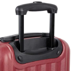 Ensemble Valise Cabine et Sac Cabas rouge
