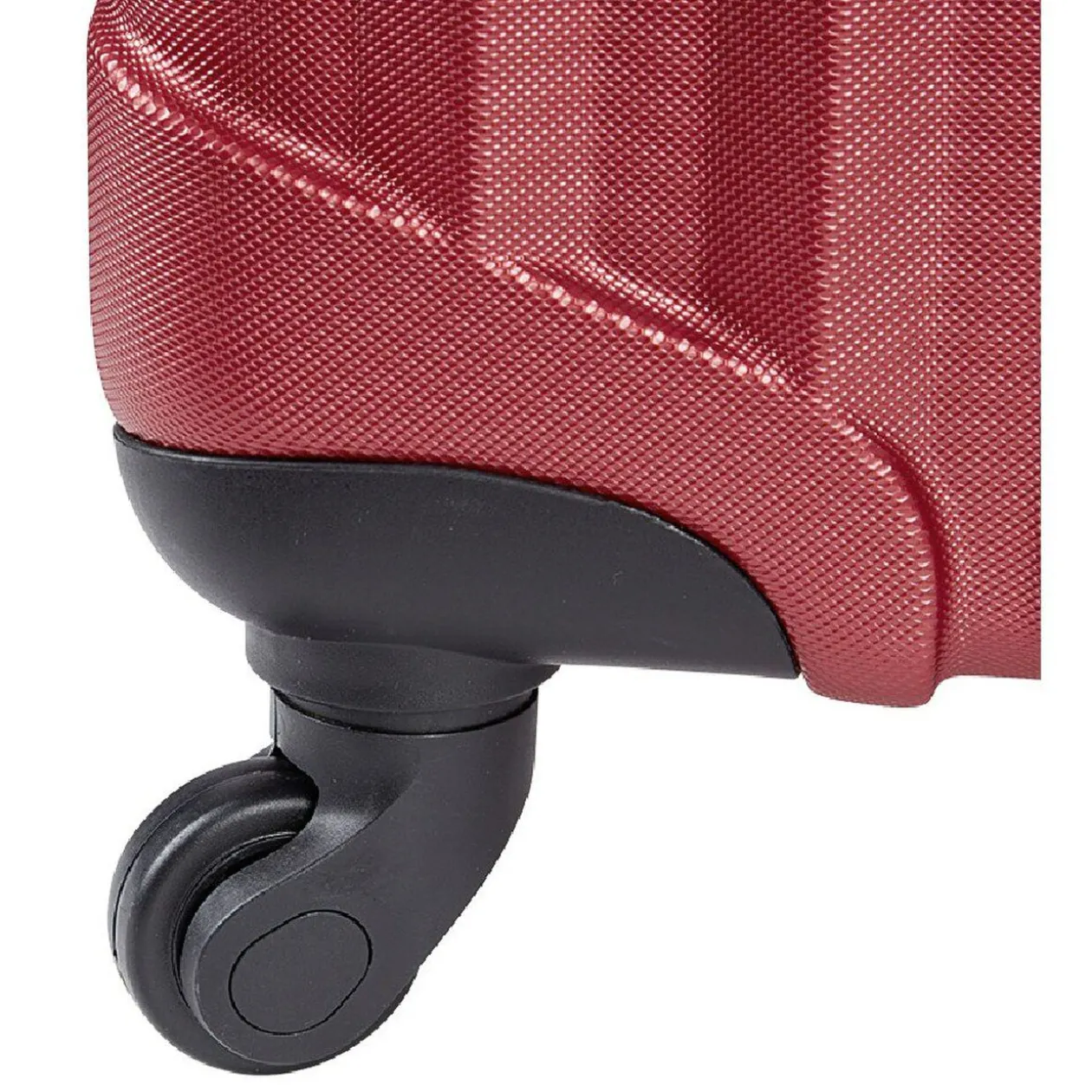 Ensemble Valise Cabine et Sac Cabas rouge