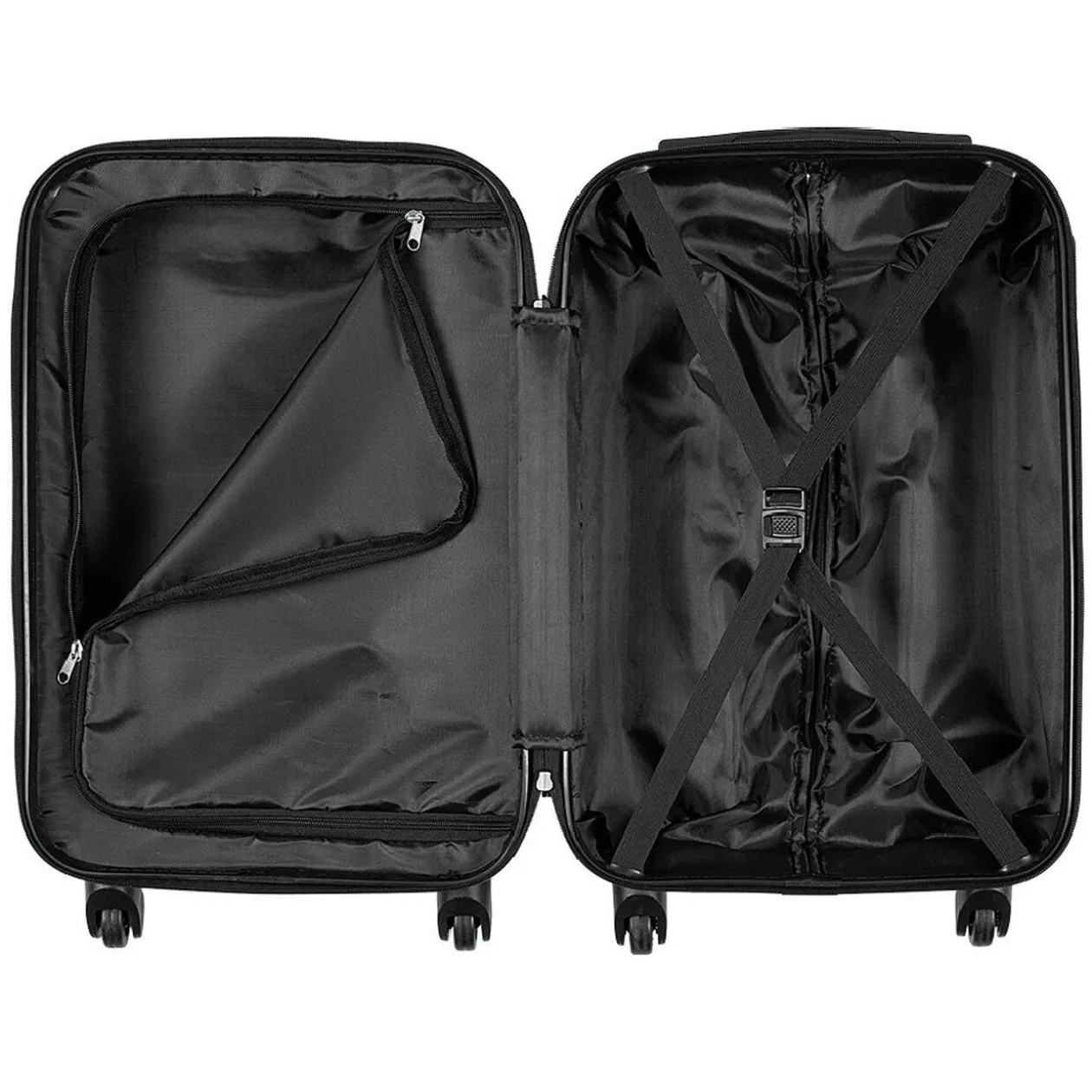 Ensemble Valise Cabine et Sac Cabas rouge