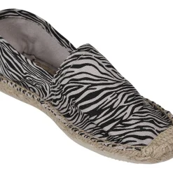 Espadrille Femme imprimé zèbre T36/41