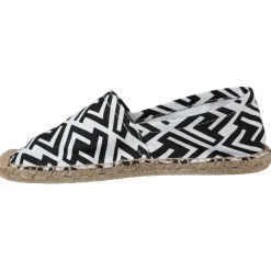 Espadrille Femme motif zig zag noir blanc T36/41