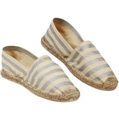 Espadrille Femme rayé jaune gris T36-41