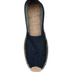 Espadrille Homme uni bleu jean T41/45