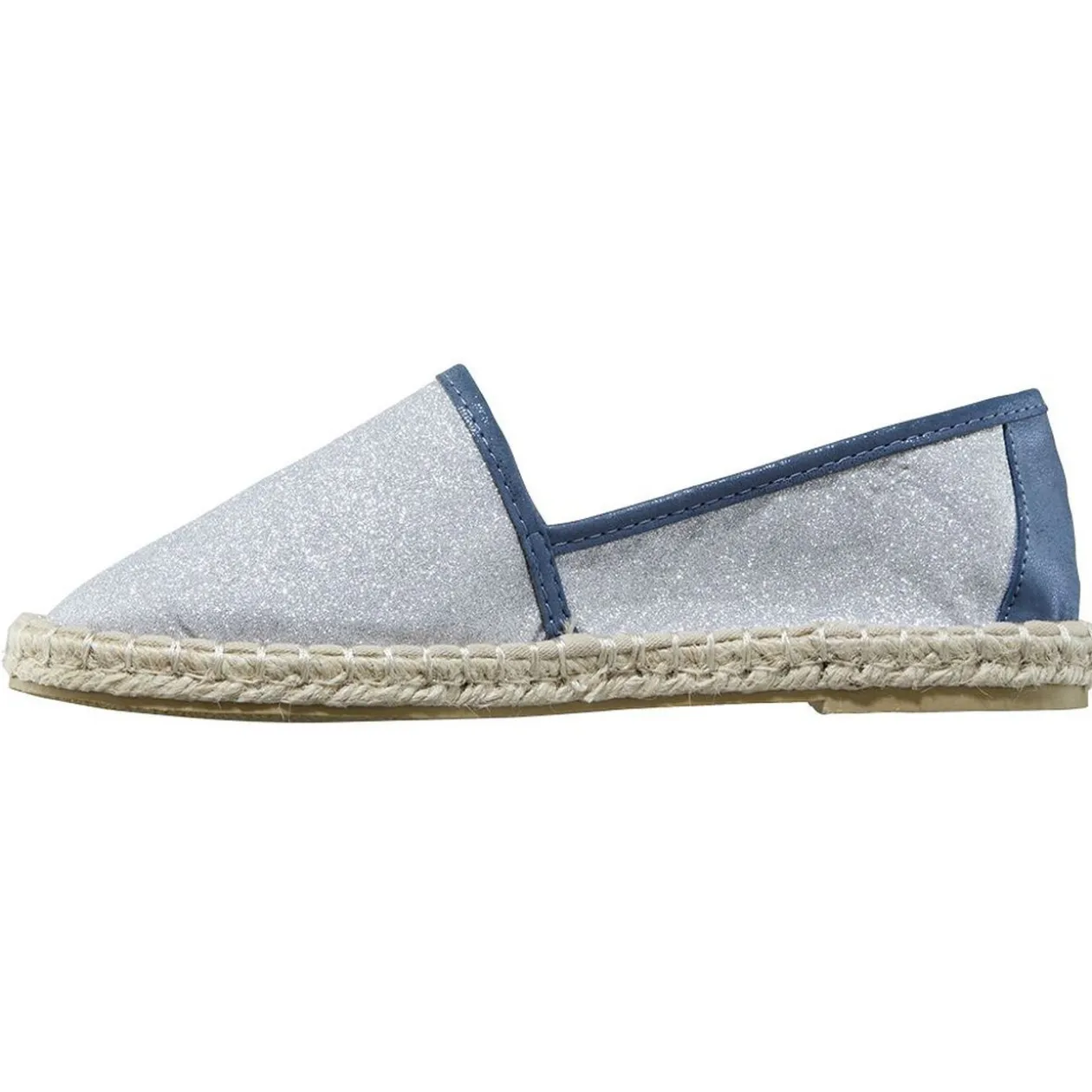 Espadrilles Femme gris pailleté T36/40