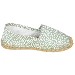 Espadrilles Femme imprimé vert et blanc T36/40