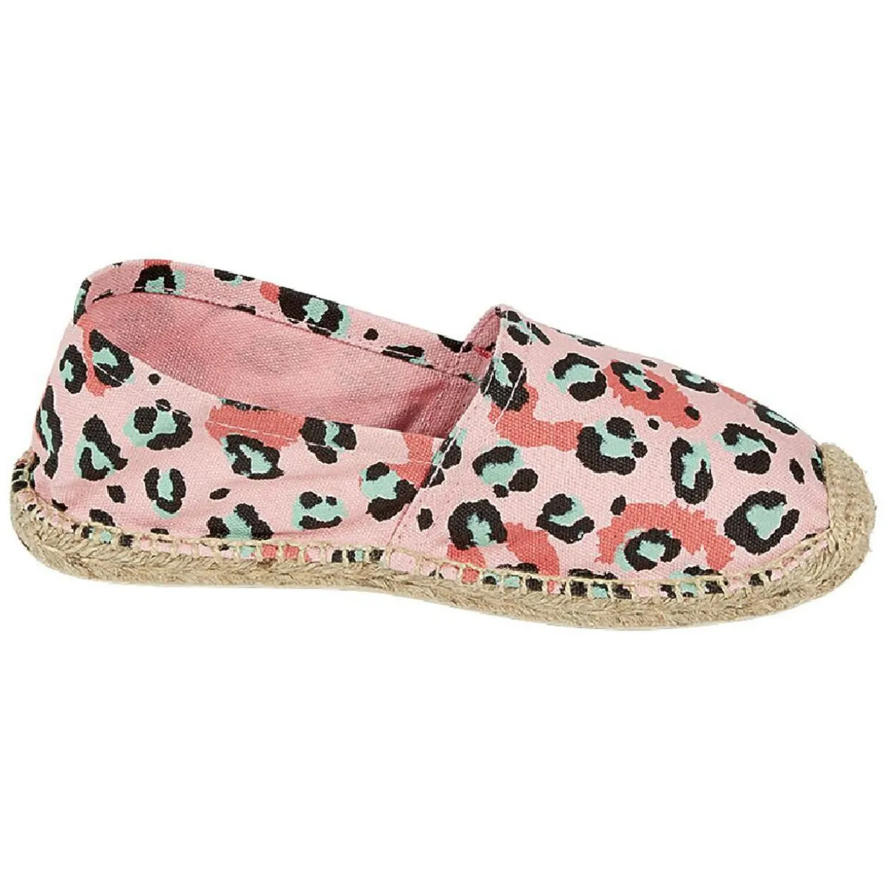 Espadrilles Femme imprimé léopard rose T36/40
