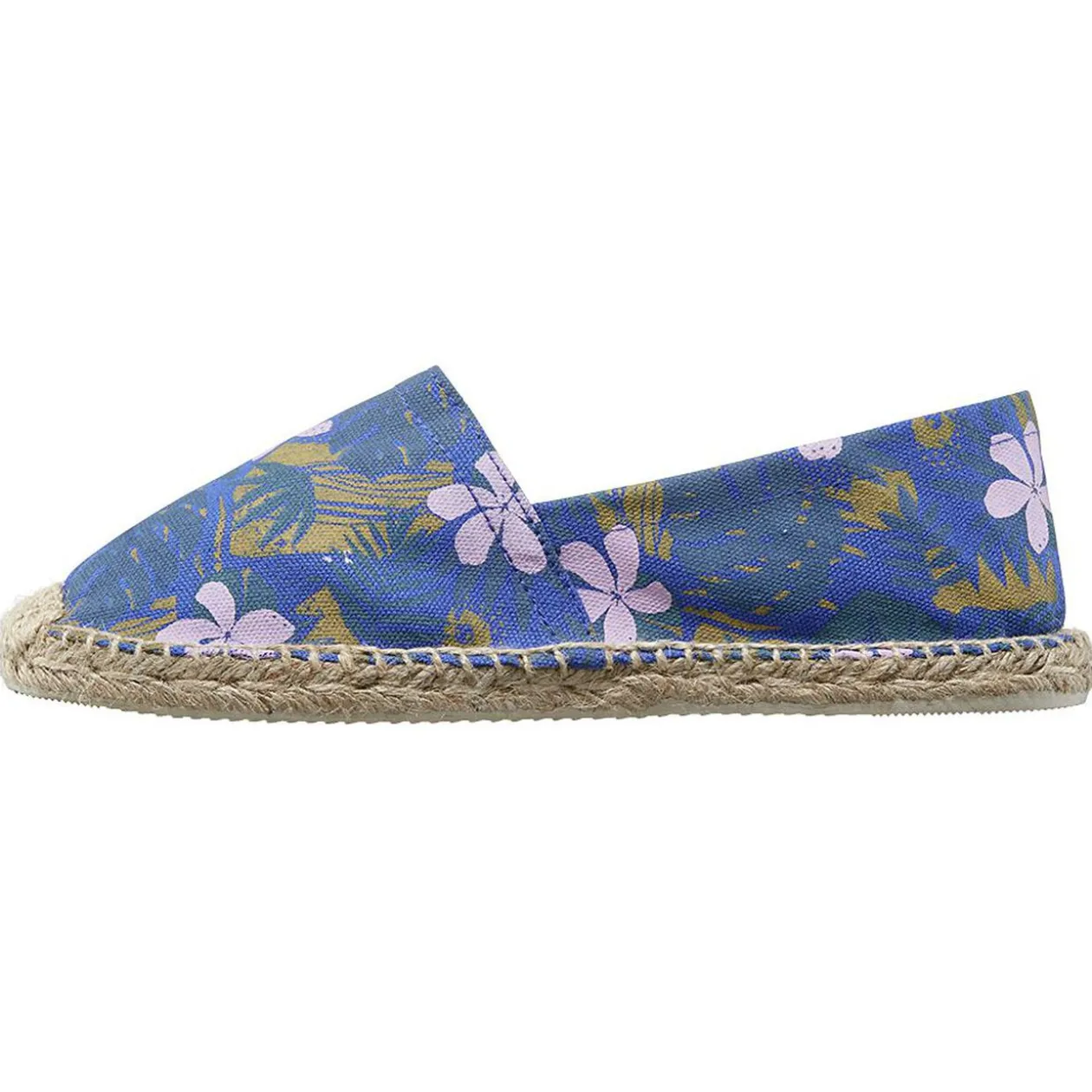 Espadrilles Femme imprimé tropical bleu T36/40