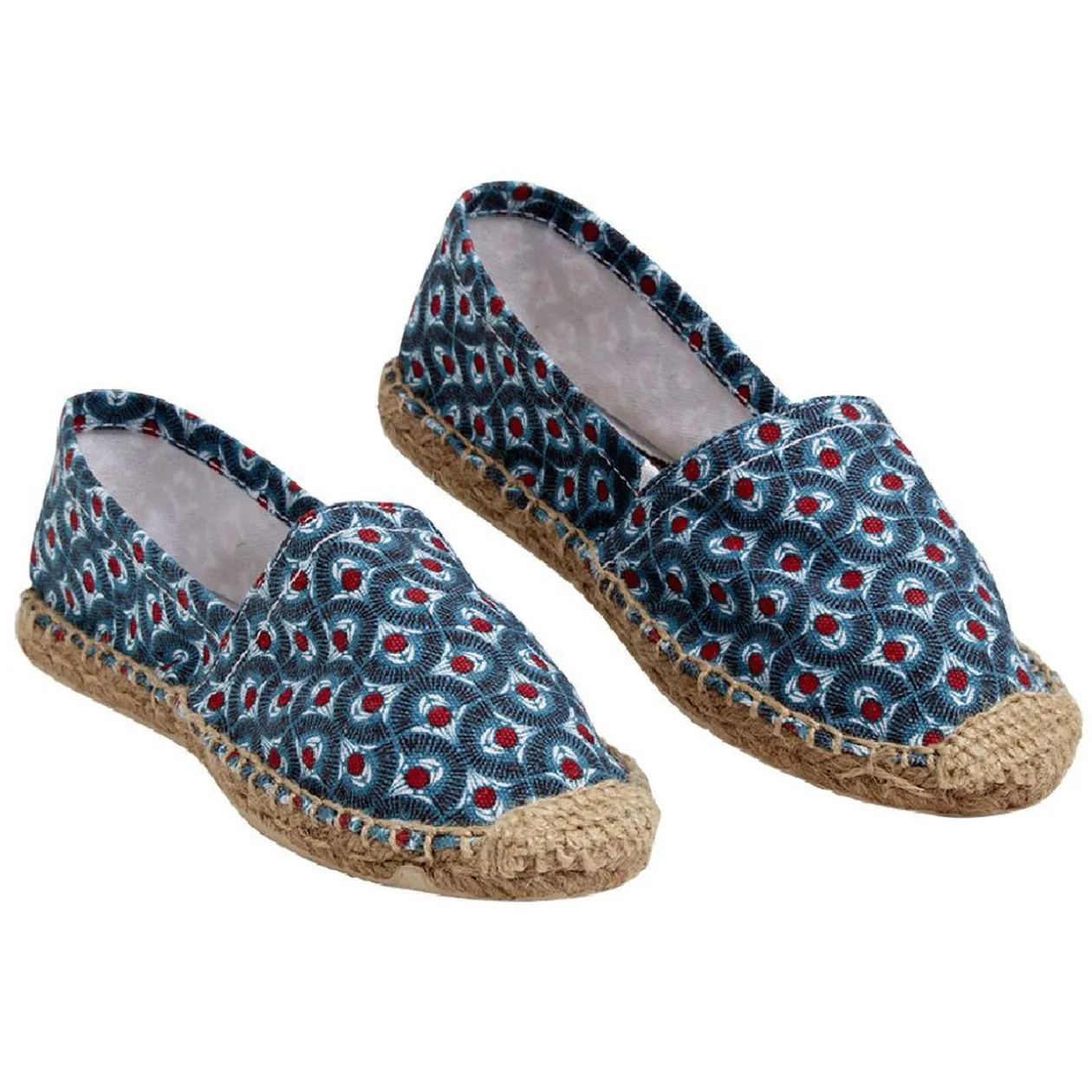 Espadrilles Femme imprimé bleu T36/40