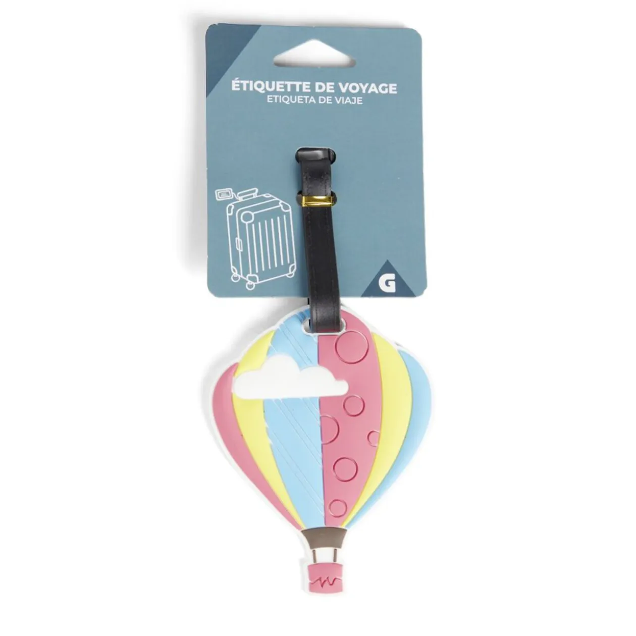 Etiquette à bagage fun