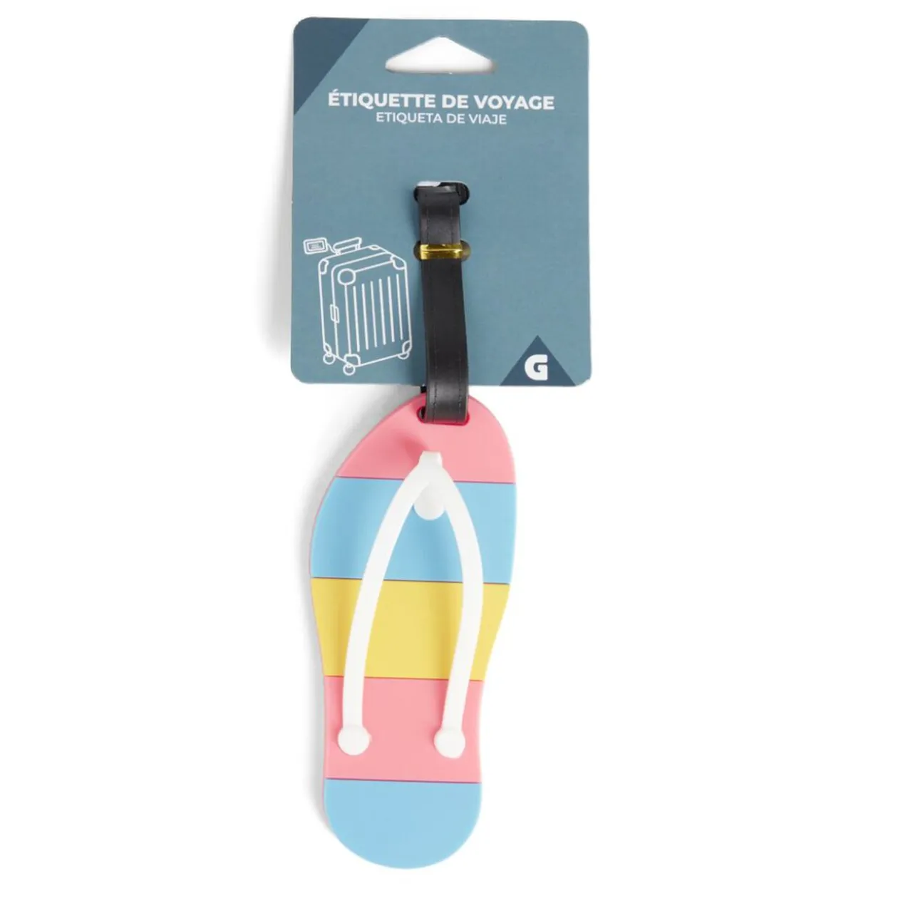 Etiquette à bagage fun