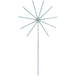 Feu d'artifice led couleurs changeantes H138cm