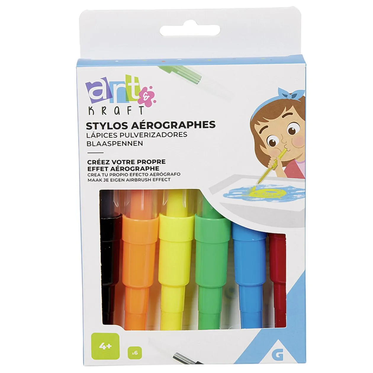 Feutre aérographe x 6