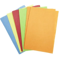 Feutrine A4 5 couleurs 29,5x21cm x10