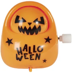 Figurine à remontoir Halloween citrouille ou squelette